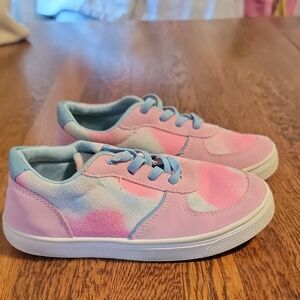 Oomphies Pink and Blue Kids Sneakers